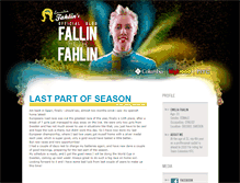 Tablet Screenshot of emiliafahlin.com